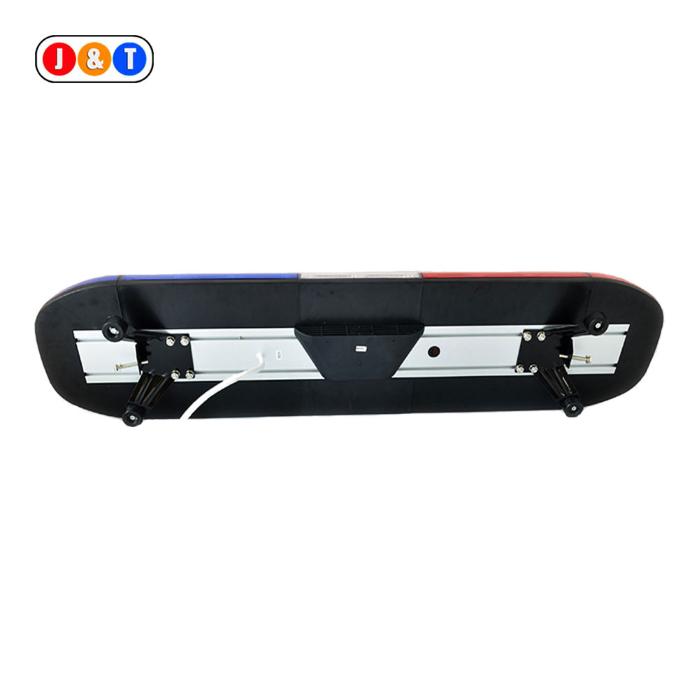 48 Inch Red and Blue Police Strobe Light with Siren
