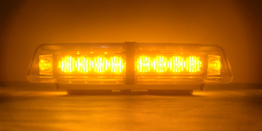 14 Inch Amber TIR LED Strobe Lights for Trucks-1